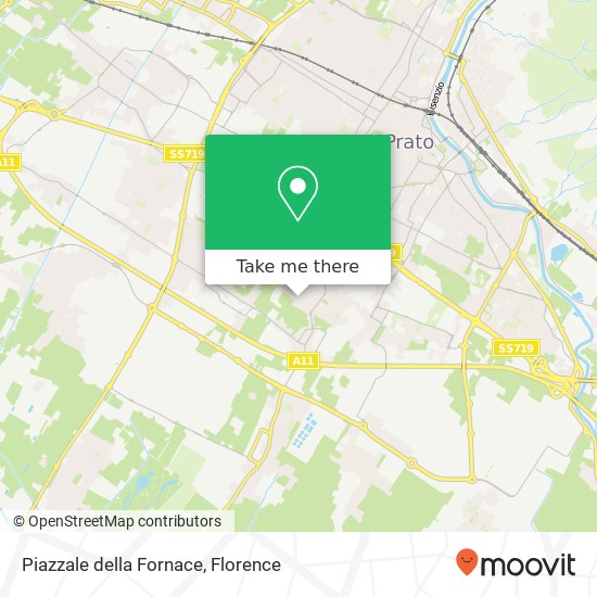 Mappa Piazzale della Fornace