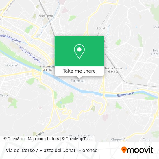 Via del Corso / Piazza dei Donati map