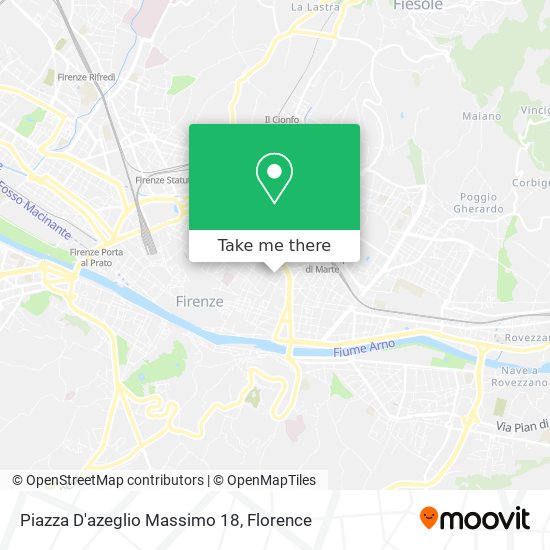 Piazza D'azeglio Massimo 18 map