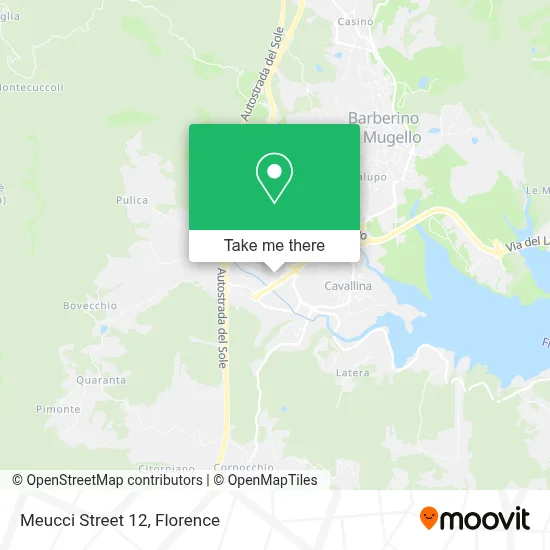 Meucci Street 12 map