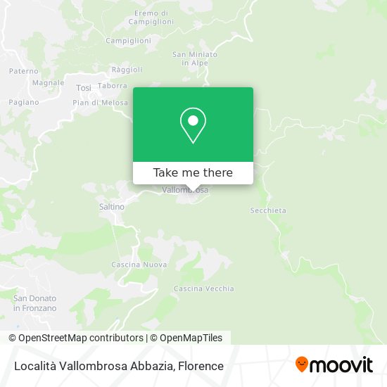 Località Vallombrosa Abbazia map