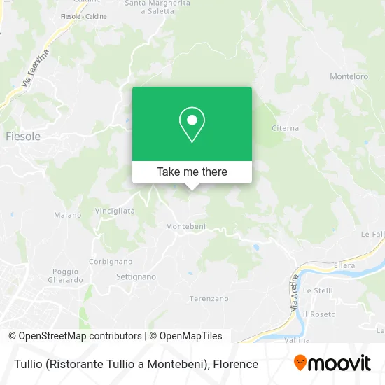 Tullio (Ristorante Tullio a Montebeni) map