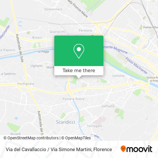 Via del Cavallaccio / Via Simone Martini map