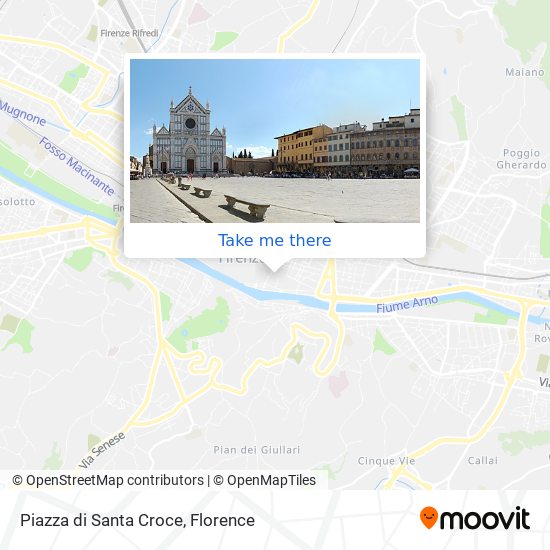 Piazza di Santa Croce map