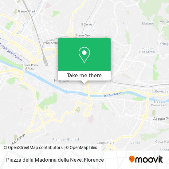 Piazza della Madonna della Neve map