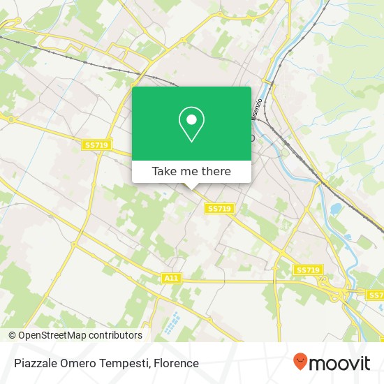 Piazzale Omero Tempesti map