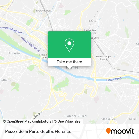 Piazza della Parte Guelfa map