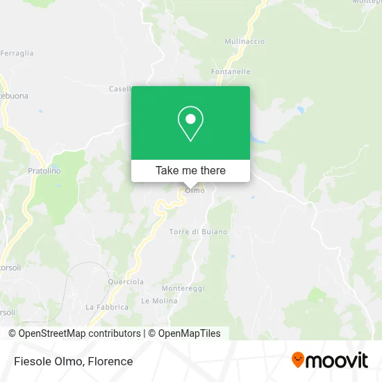 Fiesole Olmo map