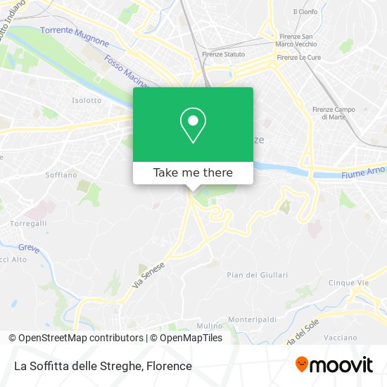 La Soffitta delle Streghe map
