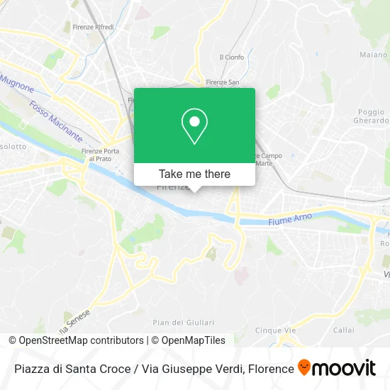 Piazza di Santa Croce / Via Giuseppe Verdi map