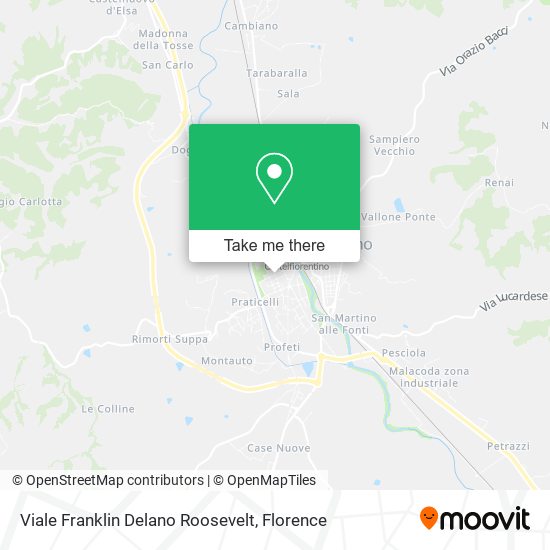Viale Franklin Delano Roosevelt map