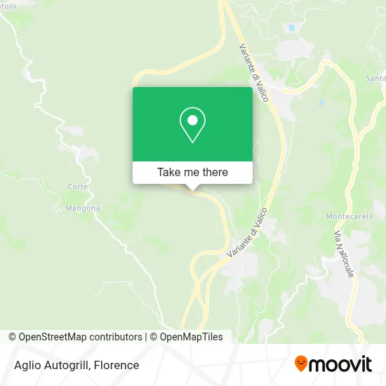Aglio Autogrill map