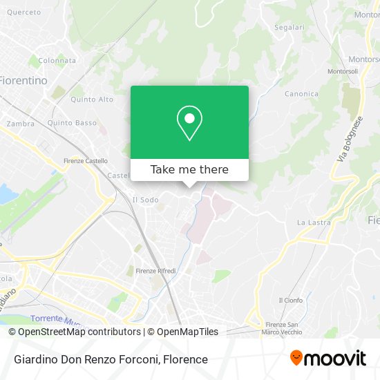 Giardino Don Renzo Forconi map