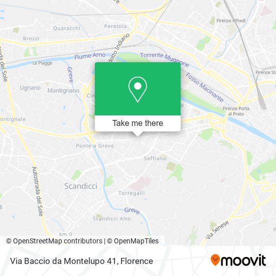 Via Baccio da Montelupo  41 map