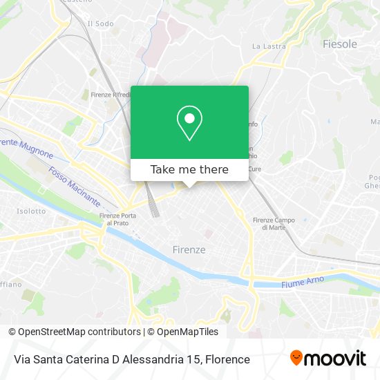 Via Santa Caterina D Alessandria  15 map