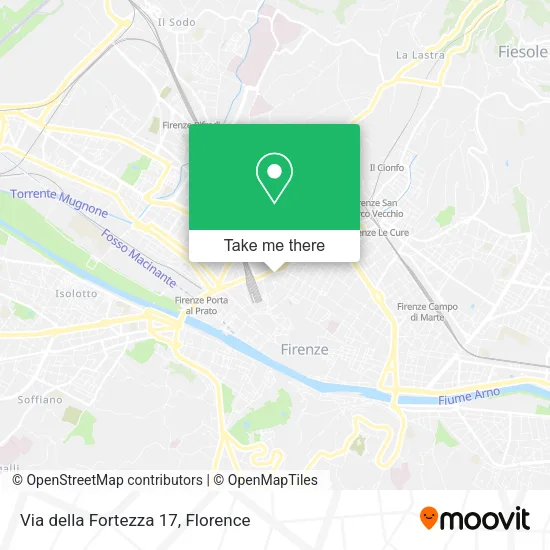 Via della Fortezza  17 map