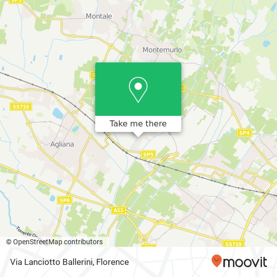 Via Lanciotto Ballerini map