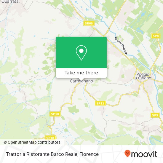 Trattoria Ristorante Barco Reale, Piazza Vittorio Emanuele II, 26 59015 Carmignano map