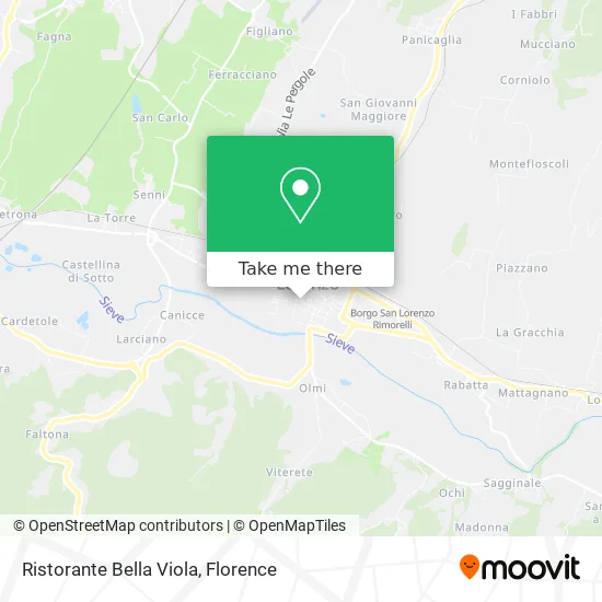 Bella Viola Restaurant map