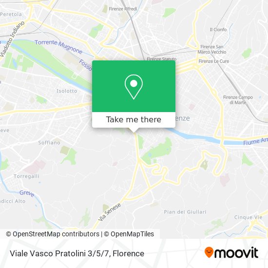 Viale Vasco Pratolini 3/5/7 map