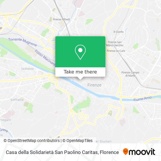 Casa della Solidarietà San Paolino Caritas map