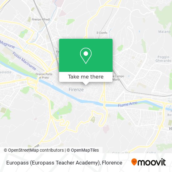 Europass (Europass Teacher Academy) map