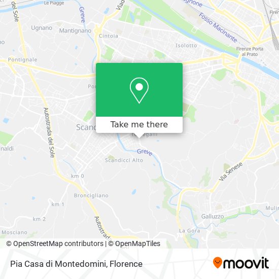 Pia Casa di Montedomini map