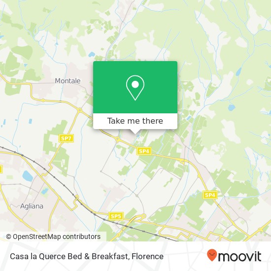 Casa la Querce Bed & Breakfast map