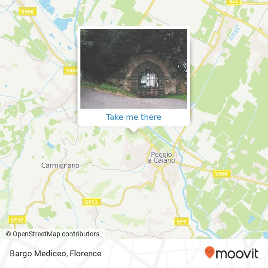 Bargo Mediceo map