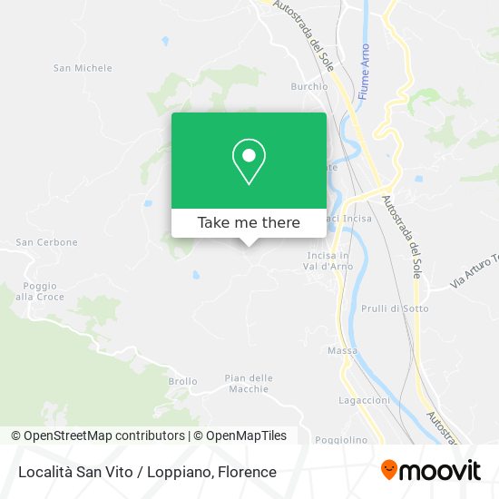 Località San Vito / Loppiano map