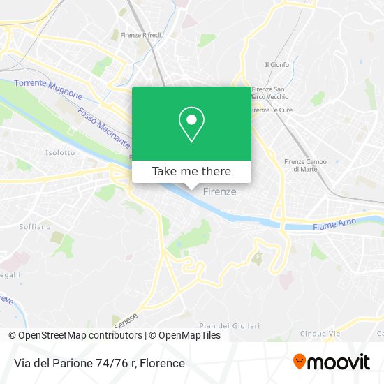 Via del Parione 74/76 r map