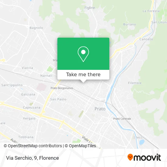 Via Serchio, 9 map