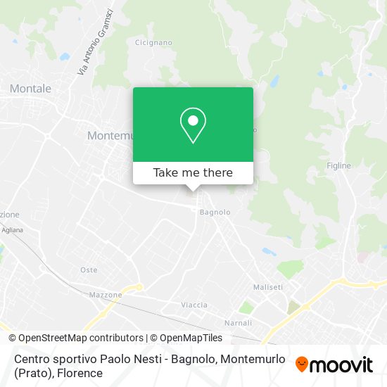 Centro sportivo Paolo Nesti - Bagnolo, Montemurlo (Prato) map