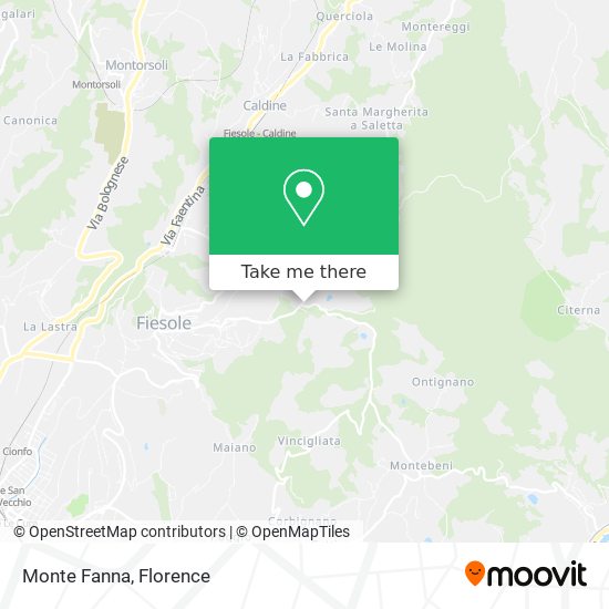 Monte Fanna map