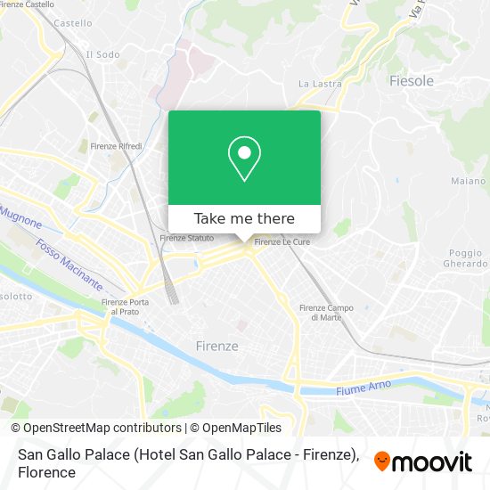 San Gallo Palace (Hotel San Gallo Palace - Firenze) map