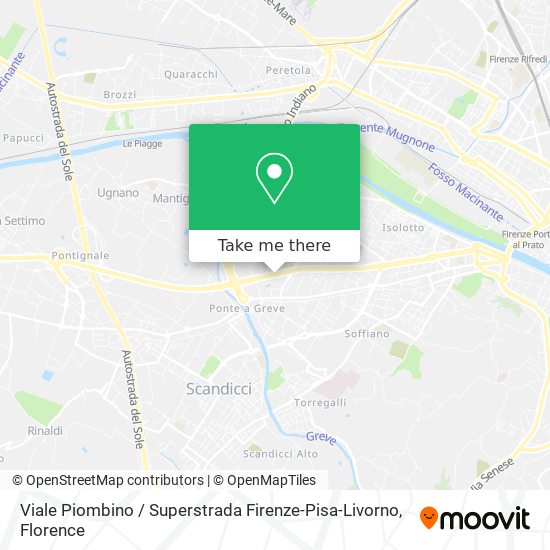 Viale Piombino / Superstrada Firenze-Pisa-Livorno map