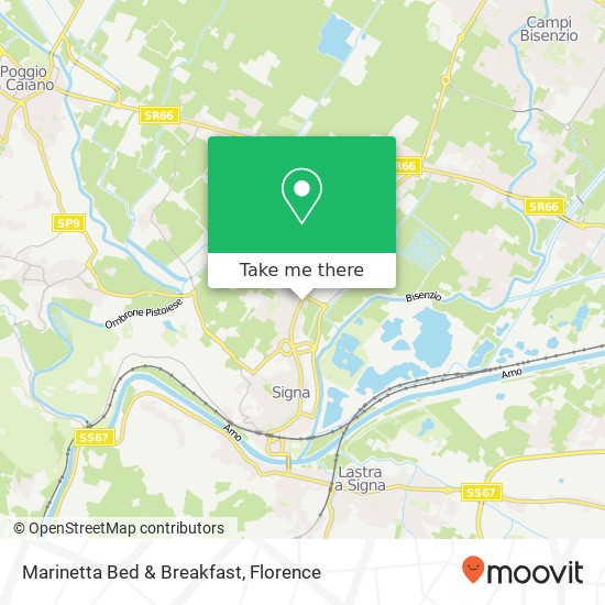 Marinetta Bed & Breakfast map