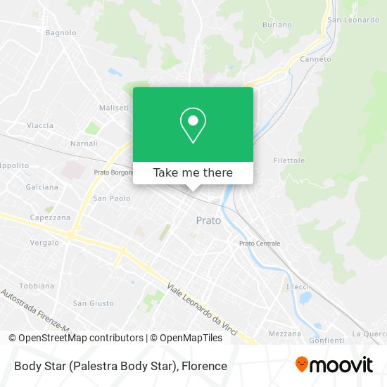 Body Star (Palestra Body Star) map