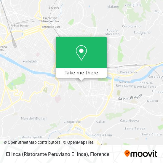 El Inca (Ristorante Peruviano El Inca) map