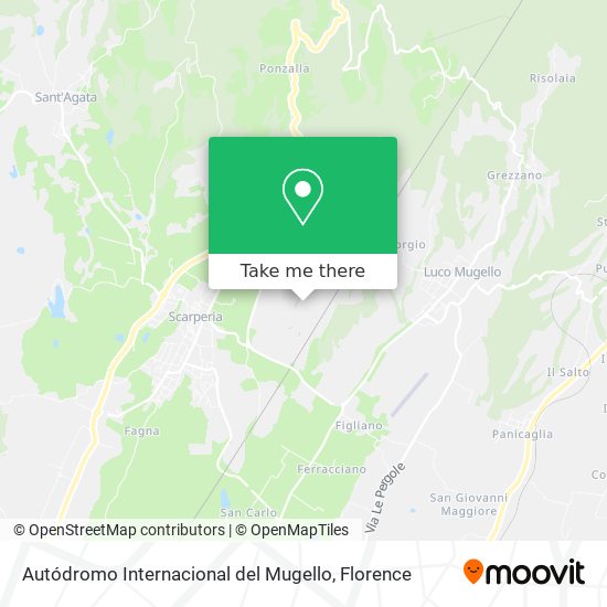 Autódromo Internacional del Mugello map