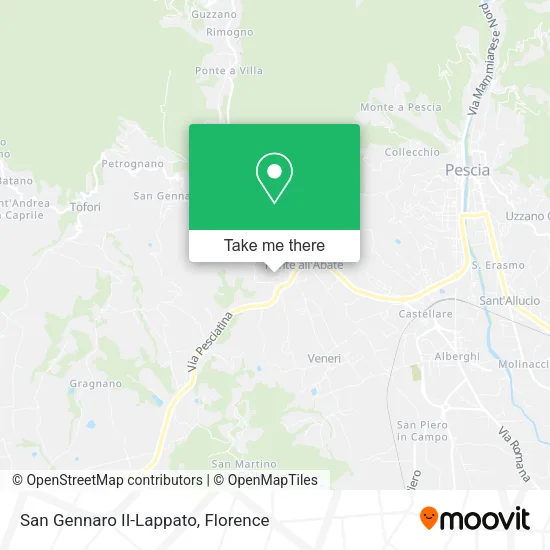 San Gennaro II-Lappato map