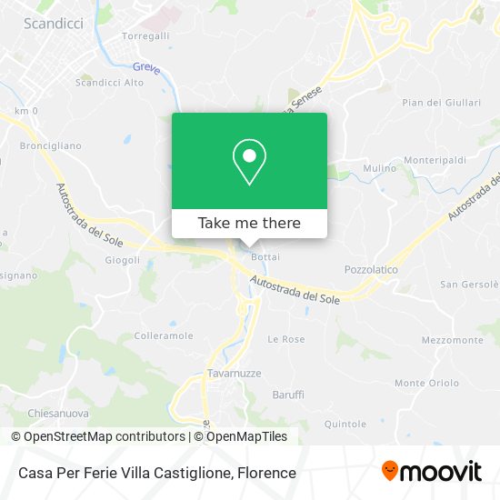 Casa Per Ferie Villa Castiglione map