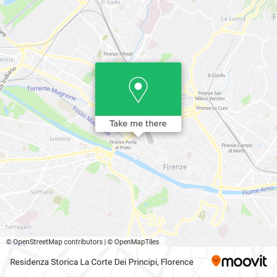 Residenza Storica La Corte Dei Principi map