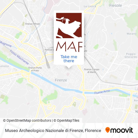 Museo Archeologico Nazionale di Firenze map