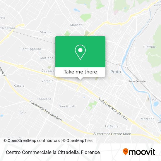 Centro Commerciale la Cittadella map
