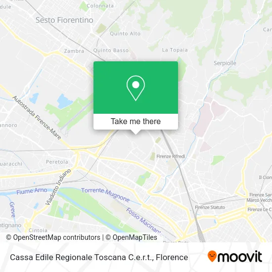 Cassa Edile Regionale Toscana C.e.r.t. map