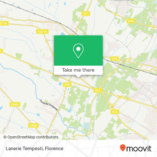 Lanerie Tempesti map