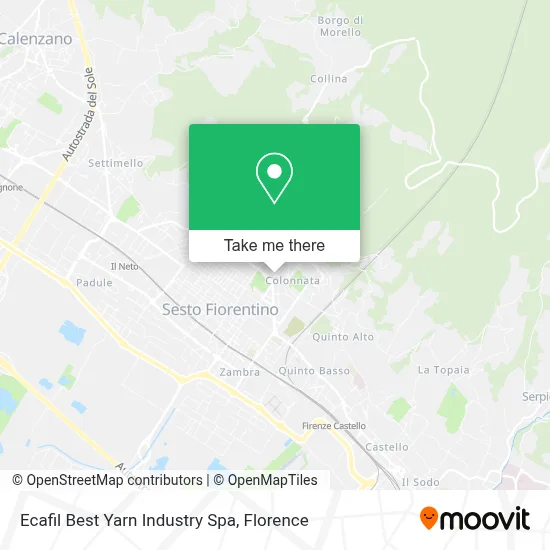 Ecafil Best Yarn Industry Spa map