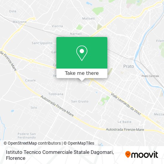 Istituto Tecnico Commerciale Statale Dagomari map