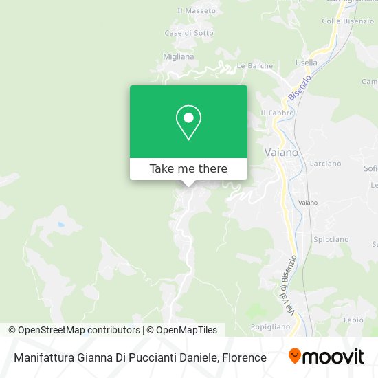 Manifattura Gianna Di Puccianti Daniele map